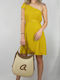 Moutaki Summer Mini Dress Yellow
