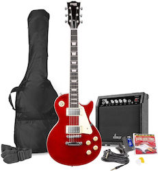 MAX SOGUT947 Electric Guitar with Case Red