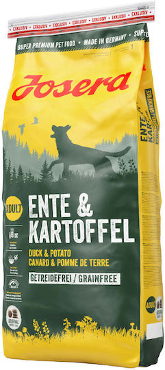 Josera Potato 12.5kg Ξηρά Τροφή χωρίς Σιτηρά για Ενήλικους Σκύλους Μεσαίων Φυλών με Πάπια