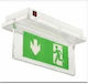 Avide Exit Emergency Light with Battery Powered and Photocell 21pcs