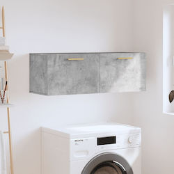 vidaXL Ντουλάπι Μπάνιου 100x36.5x35cm Γκρι