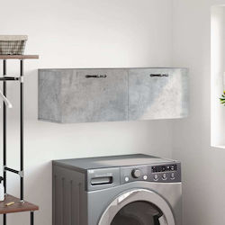 vidaXL Ντουλάπι Μπάνιου 100x36.5x35cm Γκρι