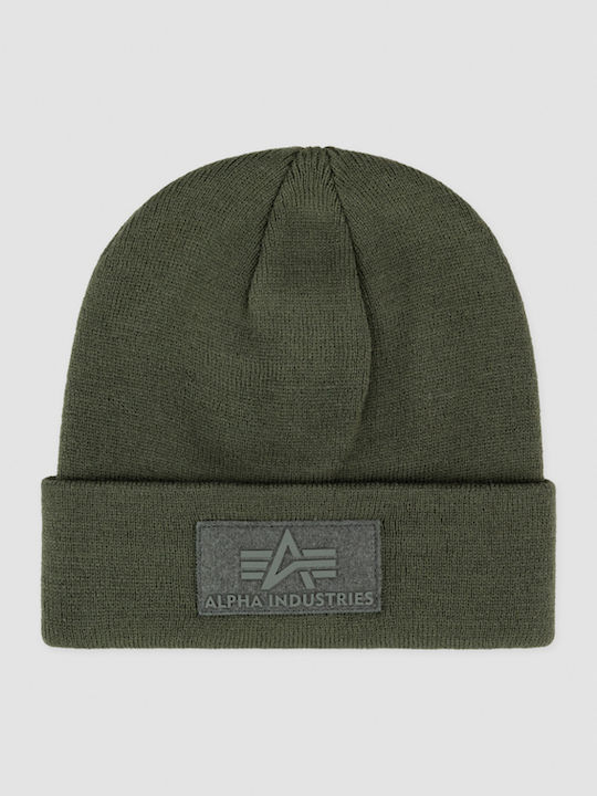 Knitted Beanie Cap Khaki