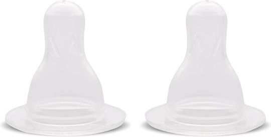 Lorelli Tetine din Silicon de Flux Normal pentru 3+ luni 2buc