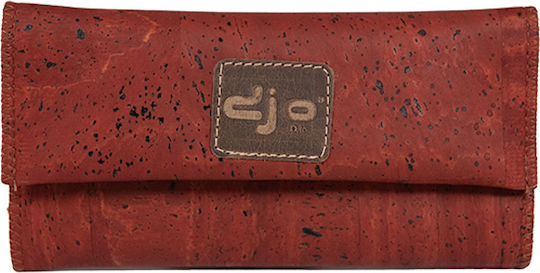 Djo Djo Handmade Brown Artificial Leather Tobacco Pouch with Magnet Closure A302-4