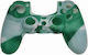 Silicone Case Silicone PS4 Controller Protective Case Camo Green/White
