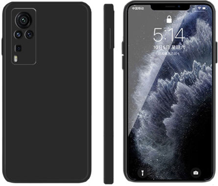 Pro Back Cover Silicon Negru (Vivo X60 Pro 5G)