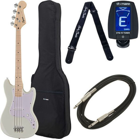 Fender Electric Bass Mn Arctic White