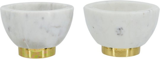 Artekko Serving Bowl Round White with Diameter 10.2cm