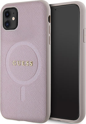 Guess Umschlag Rückseite Kunststoff Rosa (Apple iPhone 11/XR)