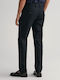 Pantaloni Bărbați Chino Elastic Slim Fit Negru