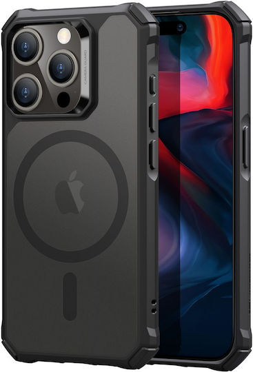 ESR Air Armor Back Cover Plastic / Silicone Black (iPhone 15 Pro)
