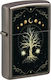 Zippo Αναπτήρας Φλόγας σε Μαύρο χρώμα