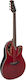 Ovation Ηλεκτροακουστική Κιθάρα Celebrity Super Shallow Cutaway Red / Black