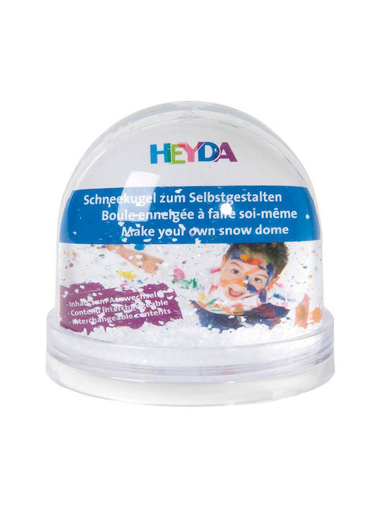 Weihnachtliche Schneekugel 9x9cm 1Stück