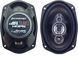 Set Car Oval Speakers 800W RMS