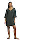 Noidinotte Women's Caftan Beachwear Green