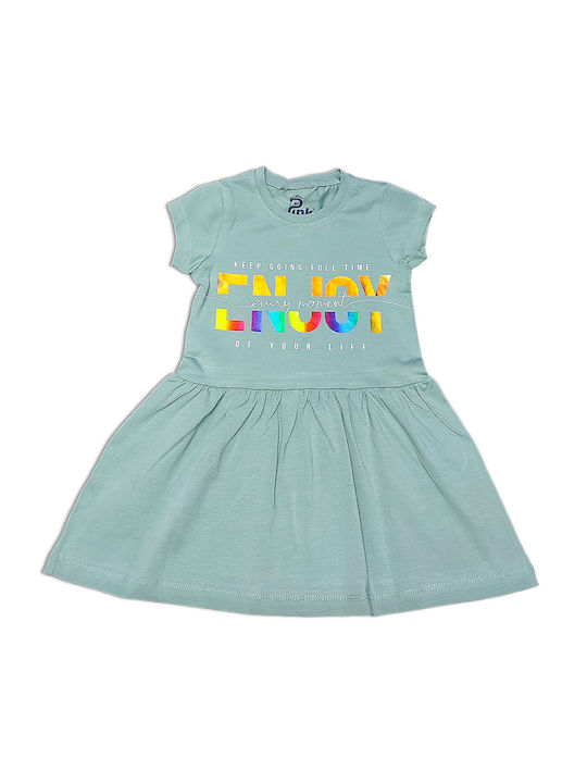 Enjoy Kids Dress Green