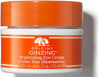 Origins Ginzing Κρέμα Ματιών Light για Λάμψη με Υαλουρονικό Οξύ 15ml