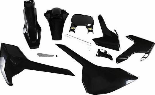 Cycra Комплект Пластмасови Части За Мотоциклет За Husqvarna FC 450 FC 350 Черни 5 Бройки