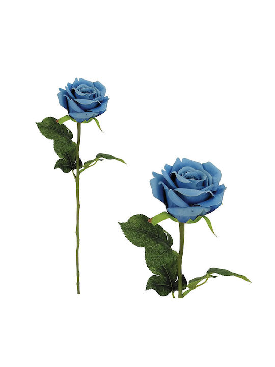 Marhome Ramură Decorativă Artificială Rose Blue 1buc 00-00-1380-3