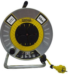 Stanley Μπαλαντέζα Καρούλι 4 Θέσεων με Καλώδιο 50m Stanley Μπαλαντέζα Καρούλι 4 Θέσεων με Καλώδιο 50m