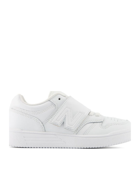 480 Kids Sneakers with Scratch White
