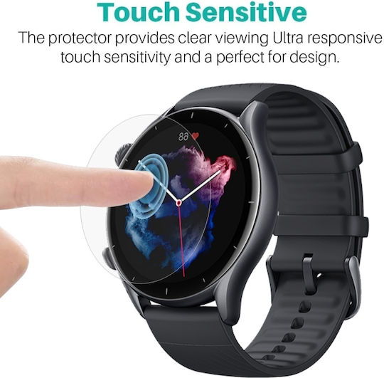 3d Защитен екран за Amazfit GTR 3 Pro - Амазфит GTR 3 Про 1бр EDA002294704