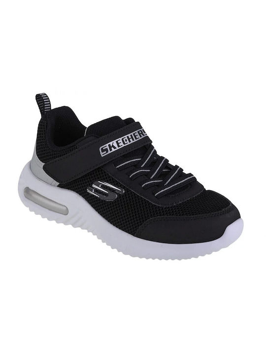 Skechers Детски маратонки със стикери Черно