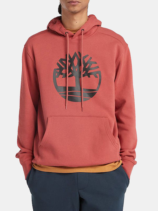 Timberland Суитшърт с Качулка Червен