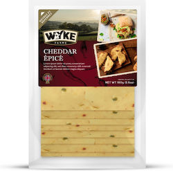 Brânză Cheddar în Felii cu Condimente 6 Felii 160 g
