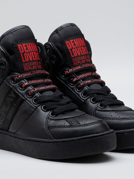 Replay Cobra Kids Sneakers High Black JZ190048S-0003