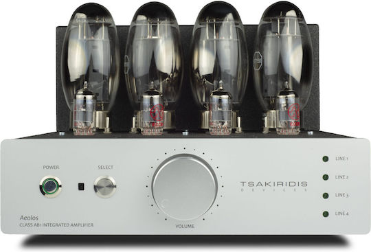 Tsakiridis Devices Aeolos Ultima Λαμπάτος Ολοκληρωμένος Ενισχυτής Hi-Fi Stereo 10029 Ασημί
