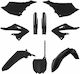 Polisport Set de Piese din Plastic pentru Motocicletă pentru Yamaha YZ 250 - YZ 250 / YZ 125 Negru
