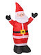 Inflatable Illuminated Santa Claus Electric Red 120x80x40cm