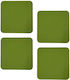 Audiodesigner Square Audio Treatment Material Panel (4 Pieces) 60cm x 60cm x 40mm in Green Color