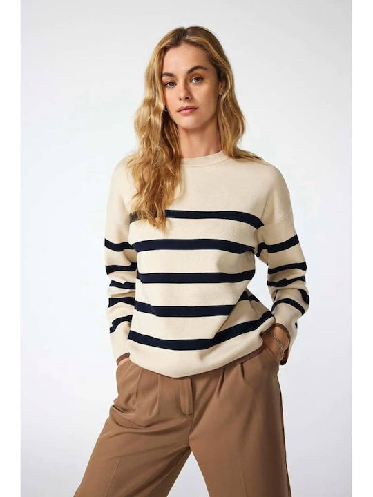 Only Women's Long Sleeve Sweater Striped Irish