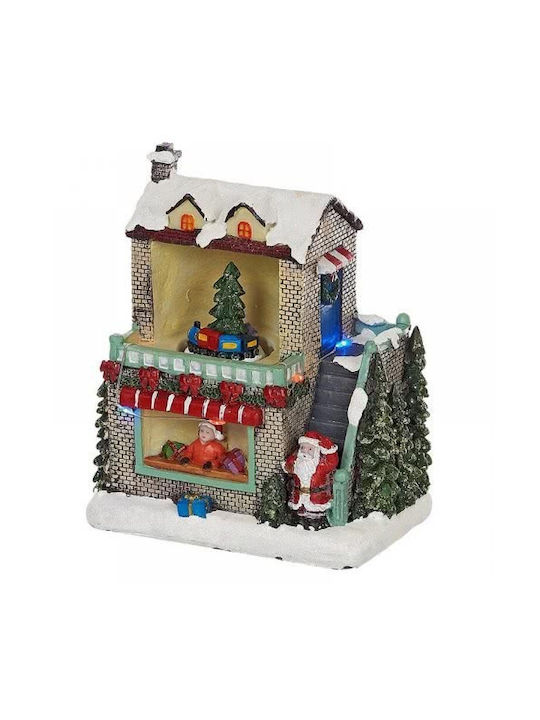 TnS Weihnachts- Beleuchtete Dekorative Darstellung mit Musik 19x17x12cm