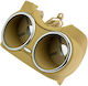 NTY Car 2 Cups Holder for Console Beige