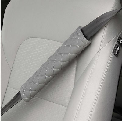 Swiss Drive Set of 2pcs Car Seat Belt Pads Gray