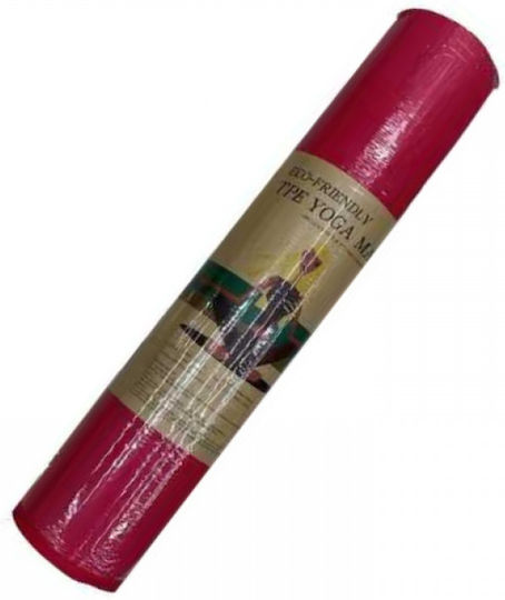 Saltea De Exerciții Yoga Roșie (183x61x0.6cm)