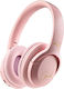 NGS Wireless / Wired Over Ear Headphones Pink