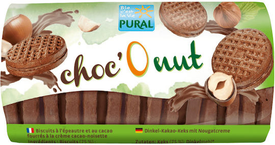 Pural Organic Biscuits Νουγκατίνα 85gr
