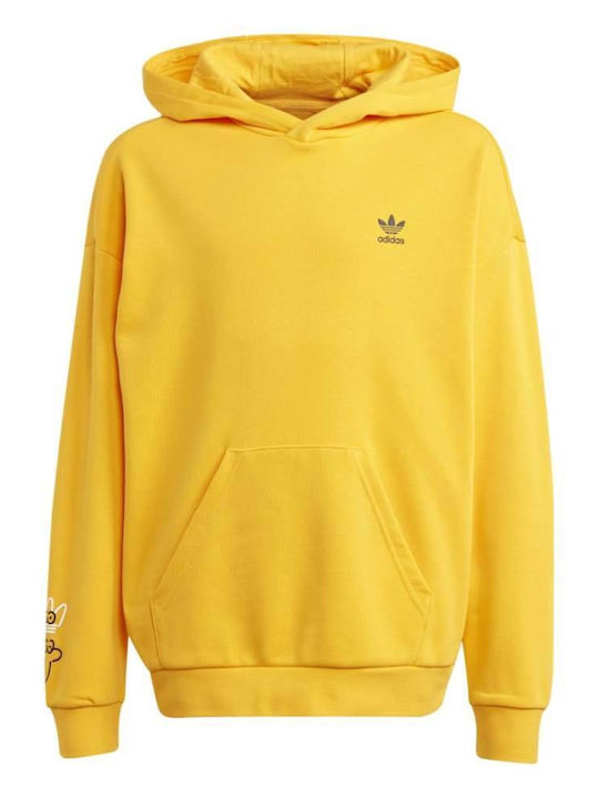adidas Παιδικό Φούτερ Κίτρινο