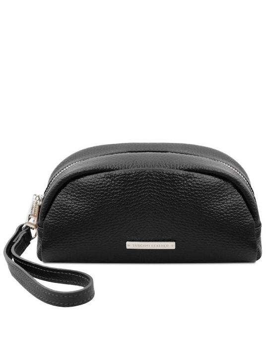 Tuscany Leather Necessaire in Schwarz Farbe