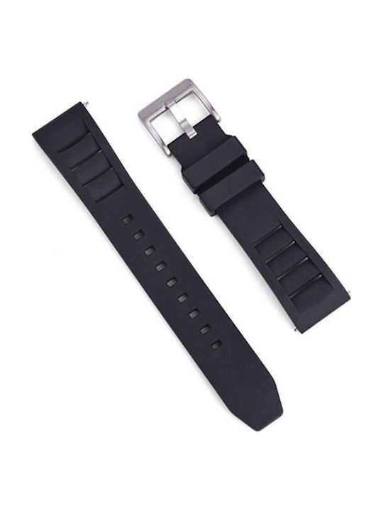 Rochet Καουτσούκ Λουράκι Μαύρο 22mm