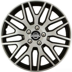 Versaco Τάσια Dakar Nc 16" με Σήμα Nissan 4τμχ Ασημί TA-00100345