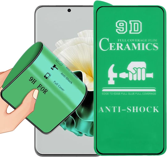 9D Ceramic Full Glue Full Face Tempered Glass (Huawei P60 Pro)