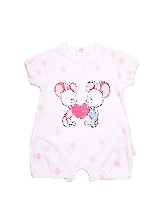 Babybol Body pentru Bebeluși Mâneca scurta Roz