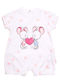 Babybol Baby Bodysuit Set Short-Sleeved Pink